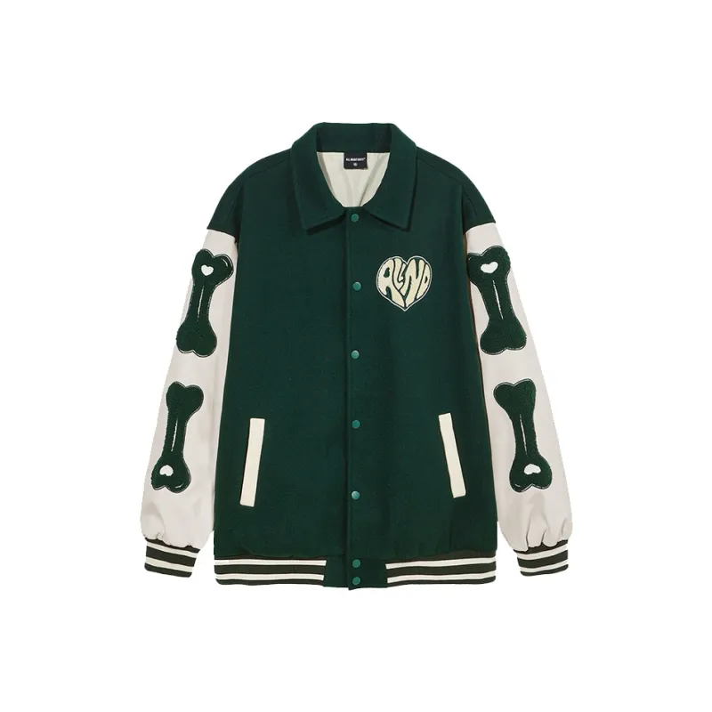 ALL NIGHT DAYS Baseball Jacket Fall Unisex-6