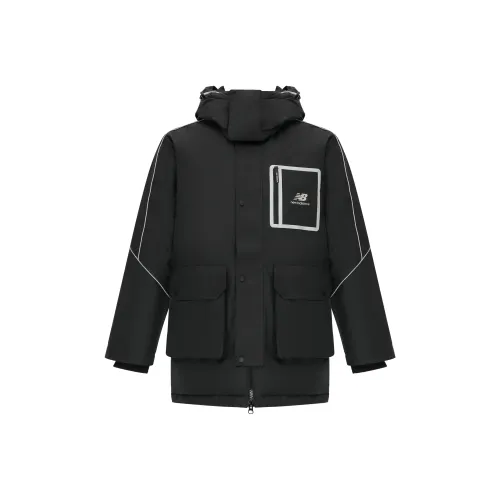 New Balance Down Jackets Men Black