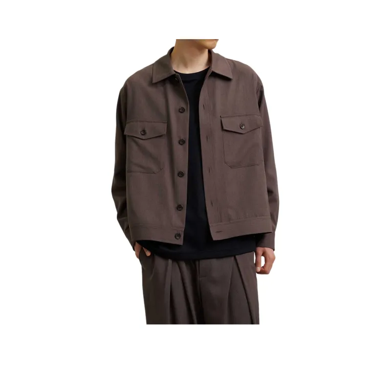 PUBLIC TOKYO FW24 Jackets & Coats Men's Dark Brown-0