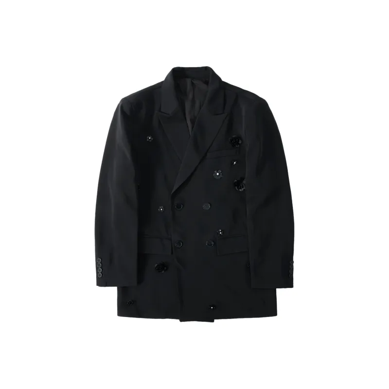 Pin Li Business Suit Men's Black-0