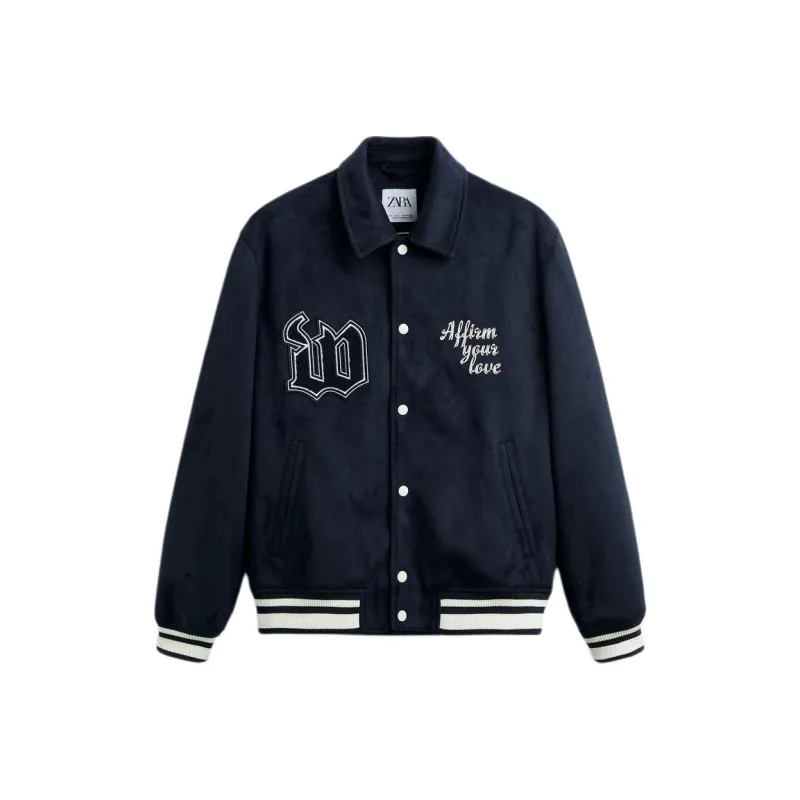 ZARA Jackets Men Blue-0