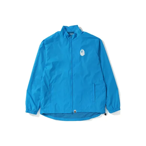 A BATHING APE Jackets Unisex Blue