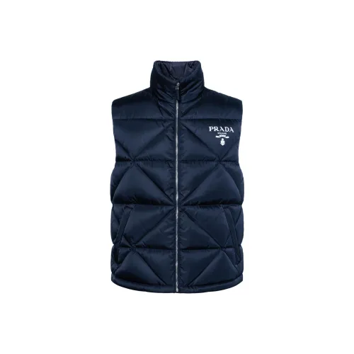 PRADA Down Jackets Men Navy