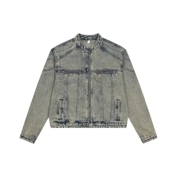 GBXM Denim Jacket Unisex Yellow Mud