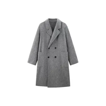 PEACEBIRD MEN Large Pocket Coat Unisex