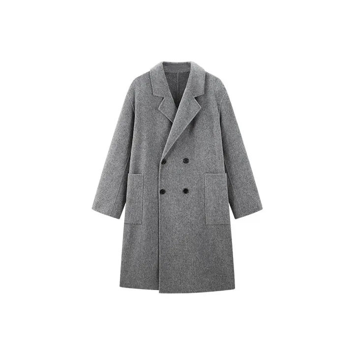 PEACEBIRD MEN Large Pocket Coat Unisex-0