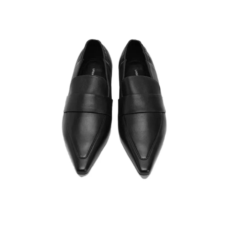 URBAN REVIVO Casual Single Shoes Women's Black-3