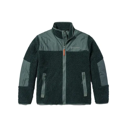 Timberland Velvet Jackets Unisex Fatty Green