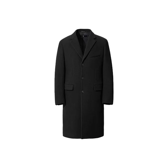UNIQLO +J Collection Coats Men Black-0