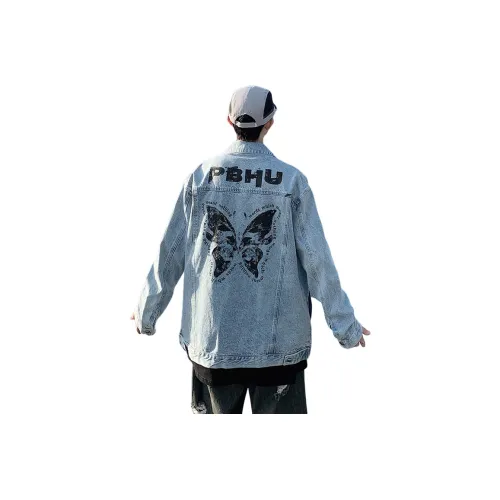 RENBEN Denim Jacket Unisex Blue