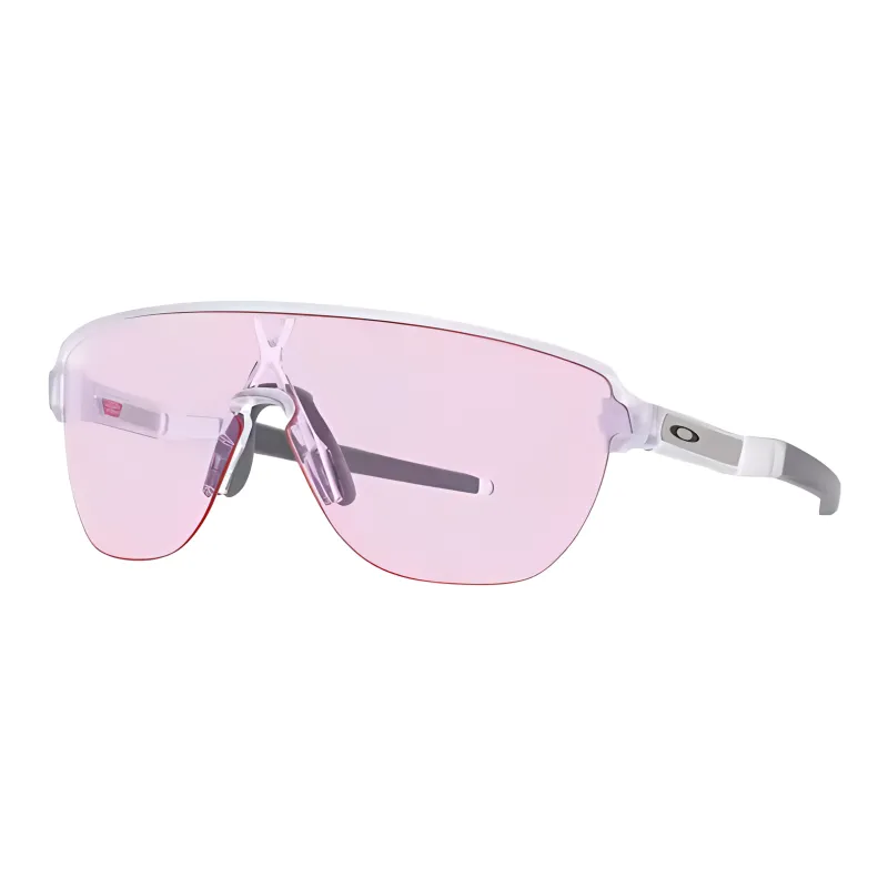 Oakley Injection Molded Irregular Shape Sunglasses Unisex Silver-0