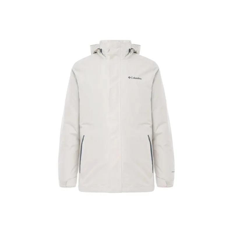 Columbia Waterproof And Windproof To Keep Warm Windbreaker Jacket Unisex Ecru-0