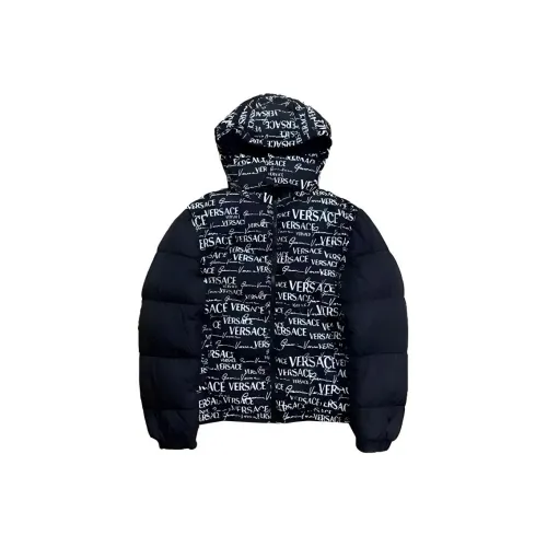 VERSACE Down Jacket Men's Black