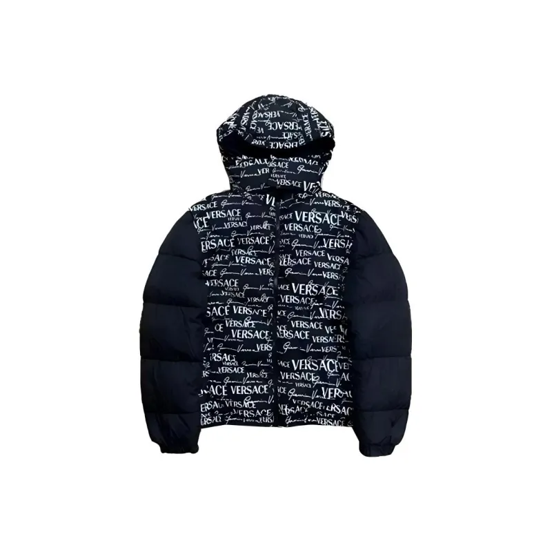 VERSACE Down Jacket Men's Black-0