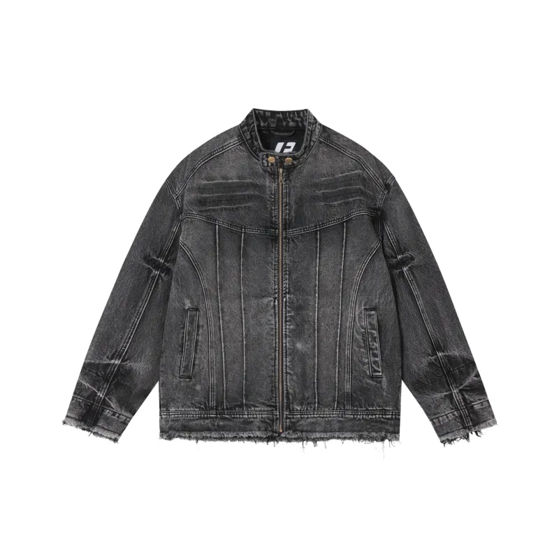 FORNINES Denim Jackets Unisex-2