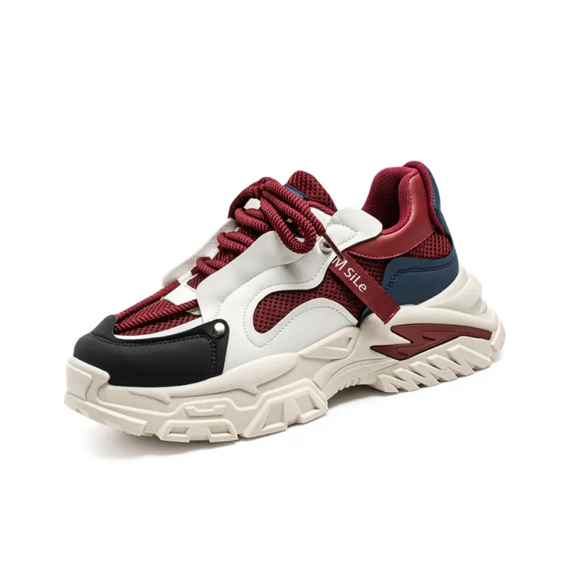 HACKBUTEER Low Top Chunky Sneakers Men's Box Included-14