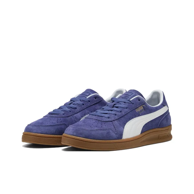 PUMA Indoor Soft Anti Slip Wear Resistant Low Top Skateboard Shoes Unisex Blue-2
