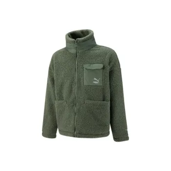PUMA Velvet Jackets Unisex Green