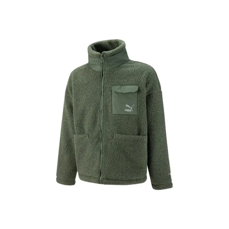 PUMA Velvet Jackets Unisex Green-0