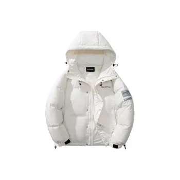 GOLFCROSS Down Jacket Coat Unisex White/Black