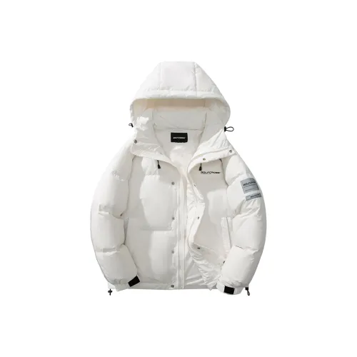 GOLFCROSS Down Jacket Coat Unisex White/Black