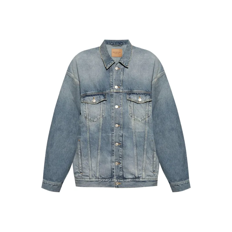 Balenciaga Oversized Denim Jacket-0