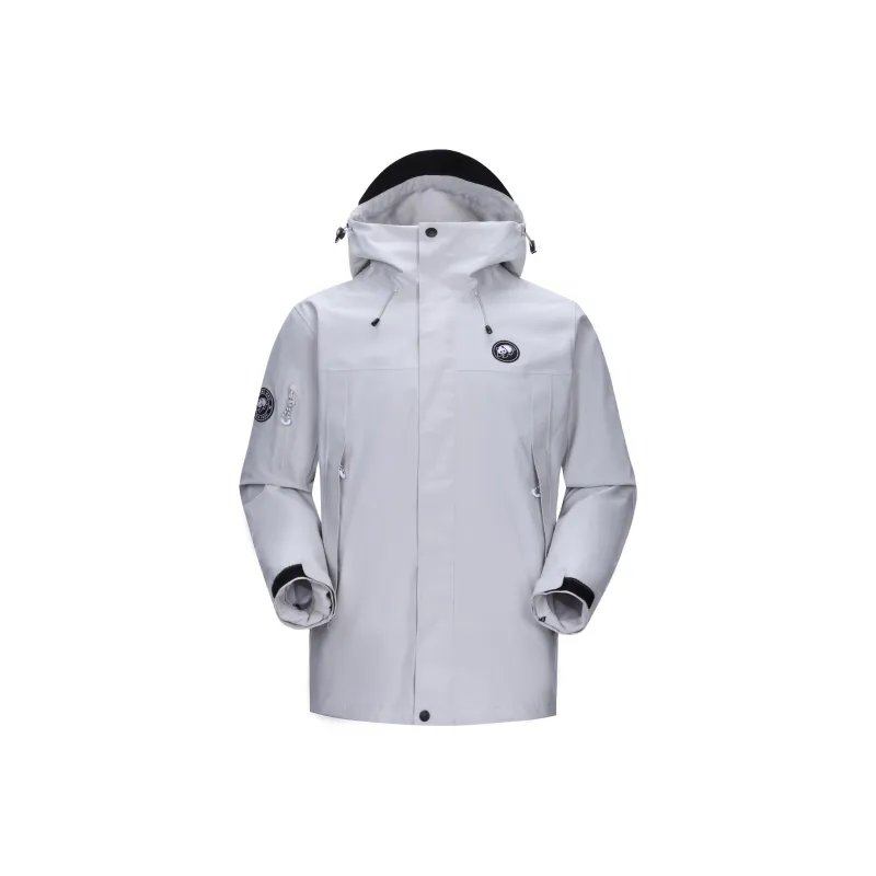 Panda Carefree Play Series Warm Water-Resistant Rainproof Windproof Windbreaker Jacket Unisex-18