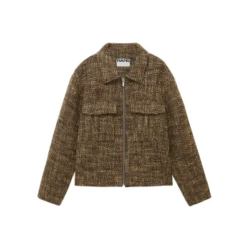 NANS STUDIO Jackets & Coats Men's Gold Brown