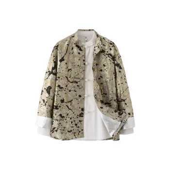 XUANSHENG Jackets Coats Men's Light Gray
