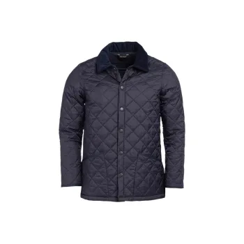 BARBOUR Puffer Jackets Men Dark Blue