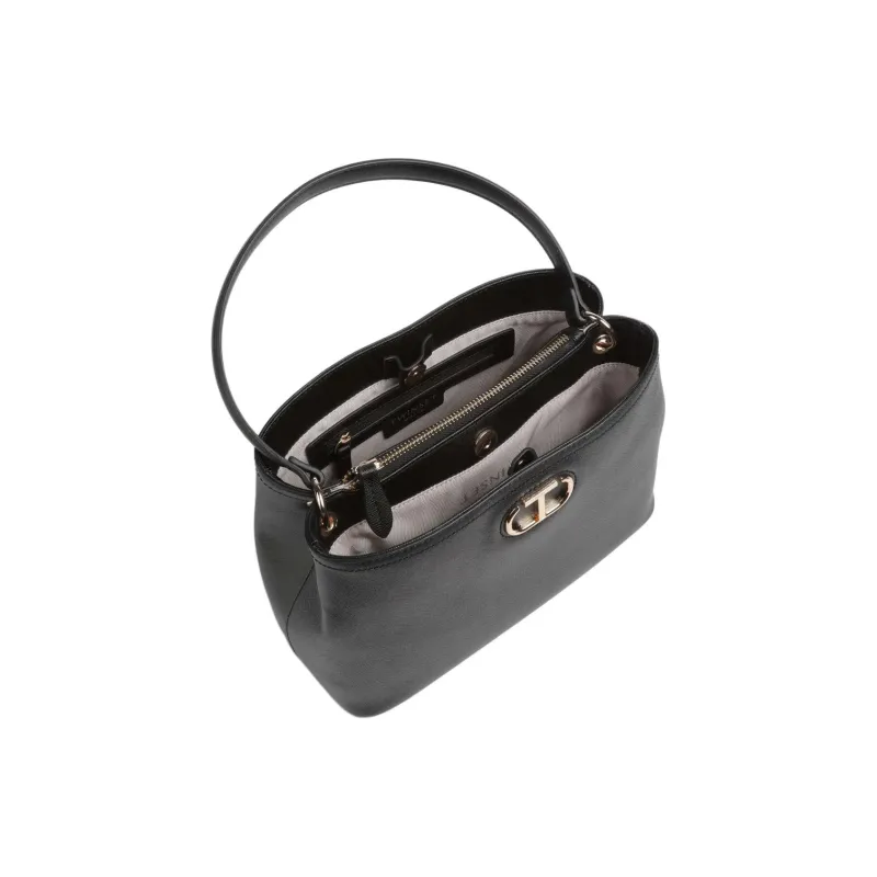TWINSET MILANO Polyurethane One Shoulder Handbags Women's Black-2