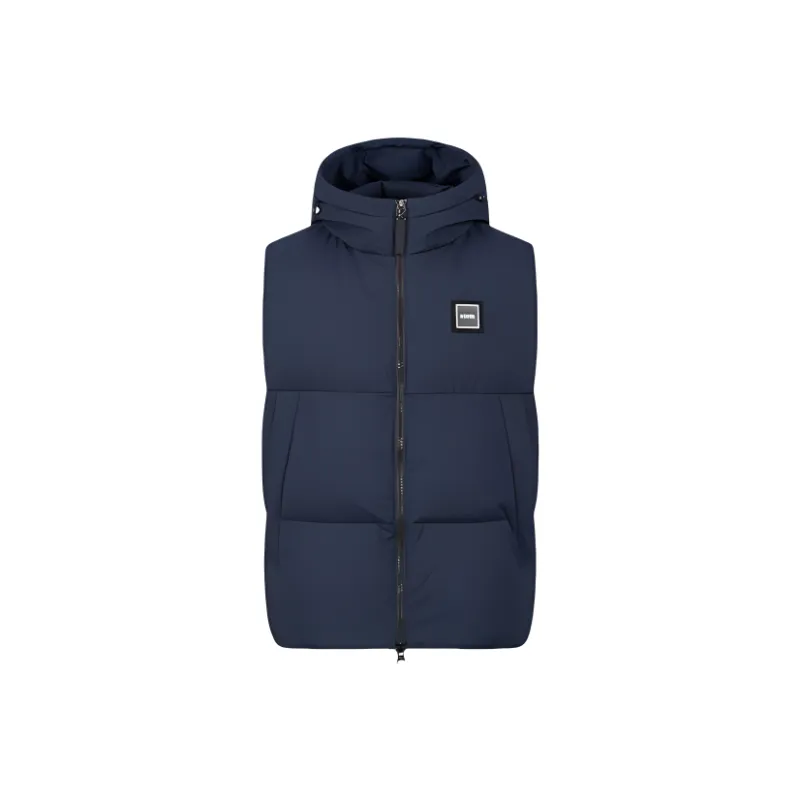 KSWISS FW24 Vest Men's Swallow Neck Blue-0