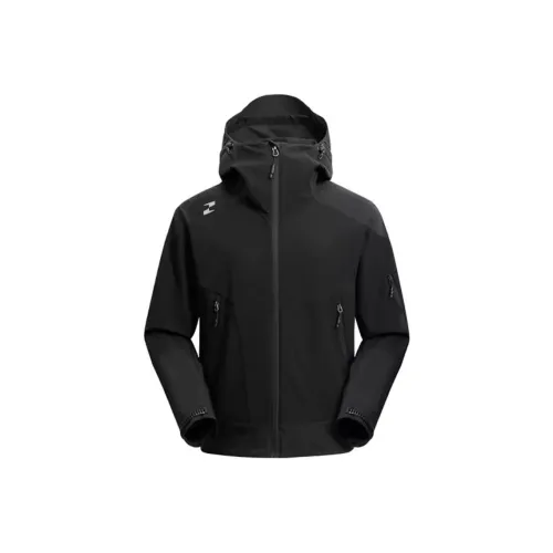 TAJEZZO Windproof Breathable Super Light Insect Resistant Wear Resistant Windbreaker Jacket Men's Black