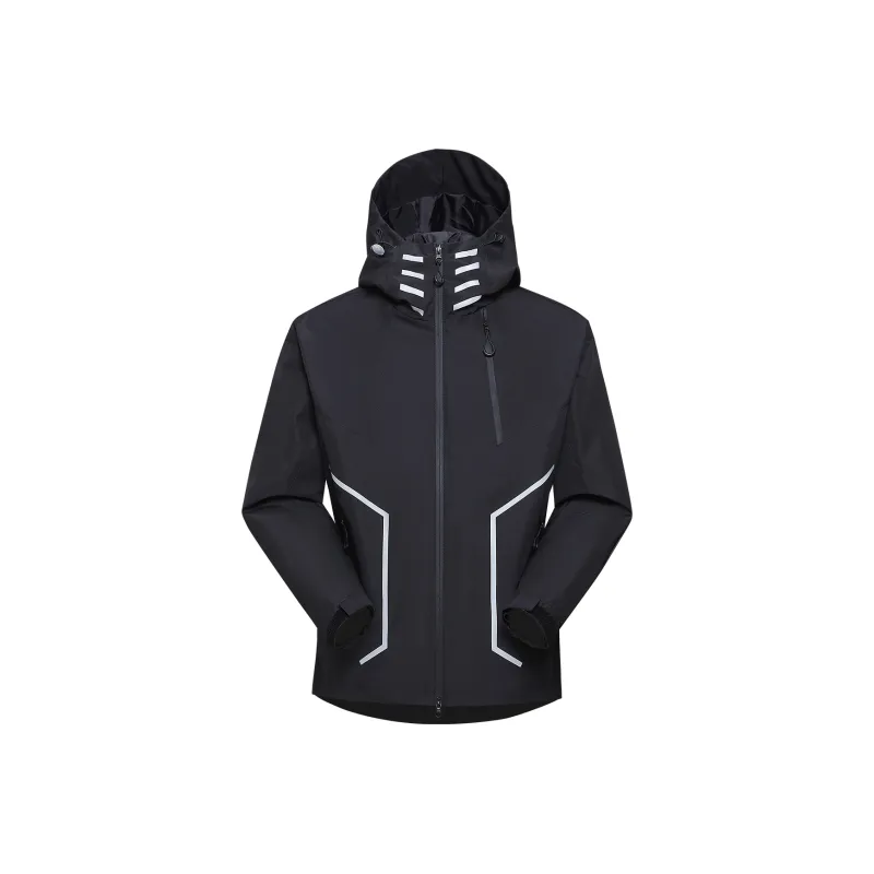 UNIWOLF Water Resistant Windproof Breathable Windbreaker Jacket Unisex-5