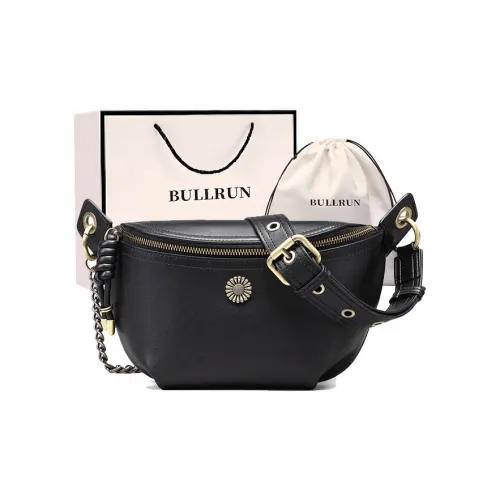 Bullrun Cow Leather Crossbody Bag, Shoulder Bag Women's Black