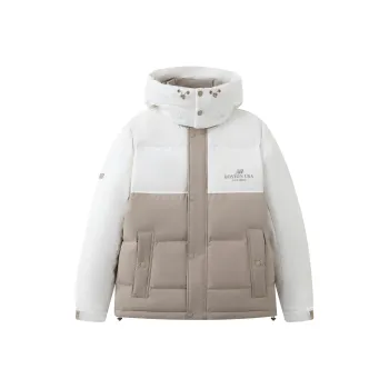 New Balance Down Jackets Men Light Khaki