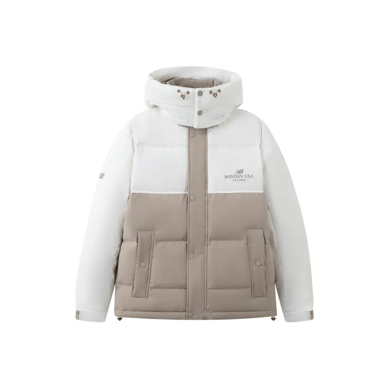New Balance Down Jackets Men Light Khaki-0