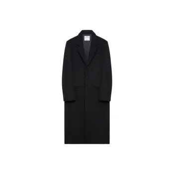 COURREGES Tailored Long Wool Blend Coat