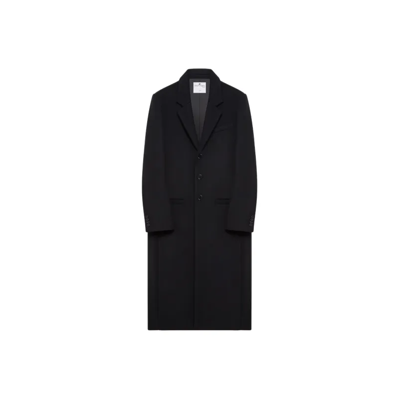 COURREGES Tailored Long Wool Blend Coat-0