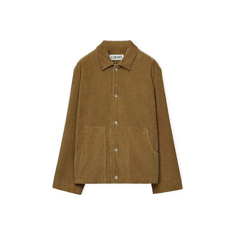 LOEWE Jackets Men Dark Beige Yellow-0