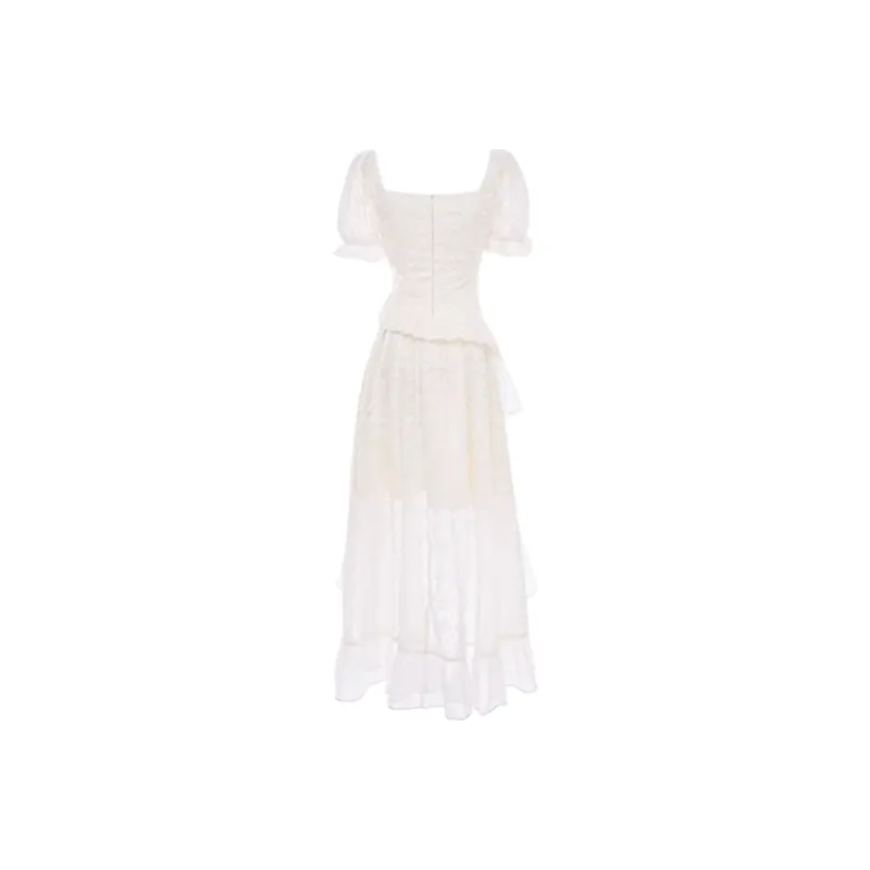 Mu Xiao Xin Short Sleeved Dress Women's-7