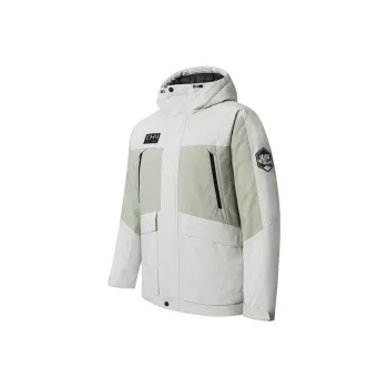 Anta Variety Training Collection Coat Men's Grass Winter Gray/Pine Gray Green