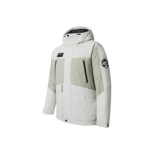 Anta Variety Training Collection Coat Men's Grass Winter Gray/Pine Gray Green
