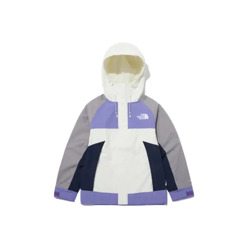 THE NORTH FACE Waterproof And Breathable Windbreaker Jacket Men's Light Purple