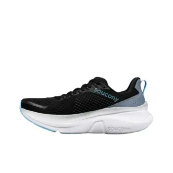 Saucony GUIDE 17 Anti Slip Wear Resistant Low Top Casual Training Running Shoes Women's Black