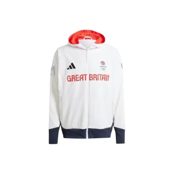 Adidas UK Training Top Olympics Collection TEAM GB PODIUM JACKET Jackets Coats Men's White