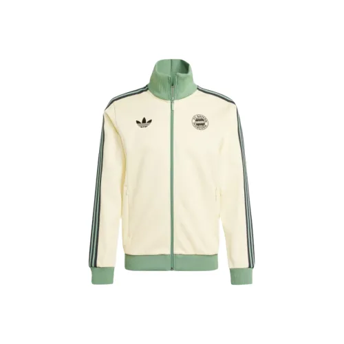 Adidas targa Madrid C.F FC BAYERN BECKENBAUER TRACK TOP Jackets Coats Men's Easy Yellow