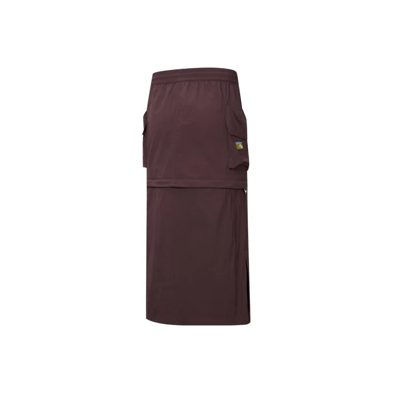 Saucony Casual Long Skirt Women's Burgundy-1