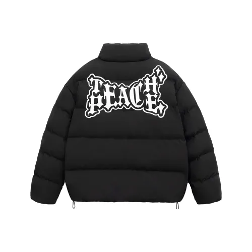 Teach Peace Puffer Jacket Unisex