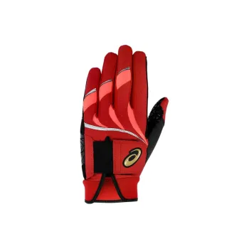 Asics Baseball Gloves Batter's Glove Silicone Red